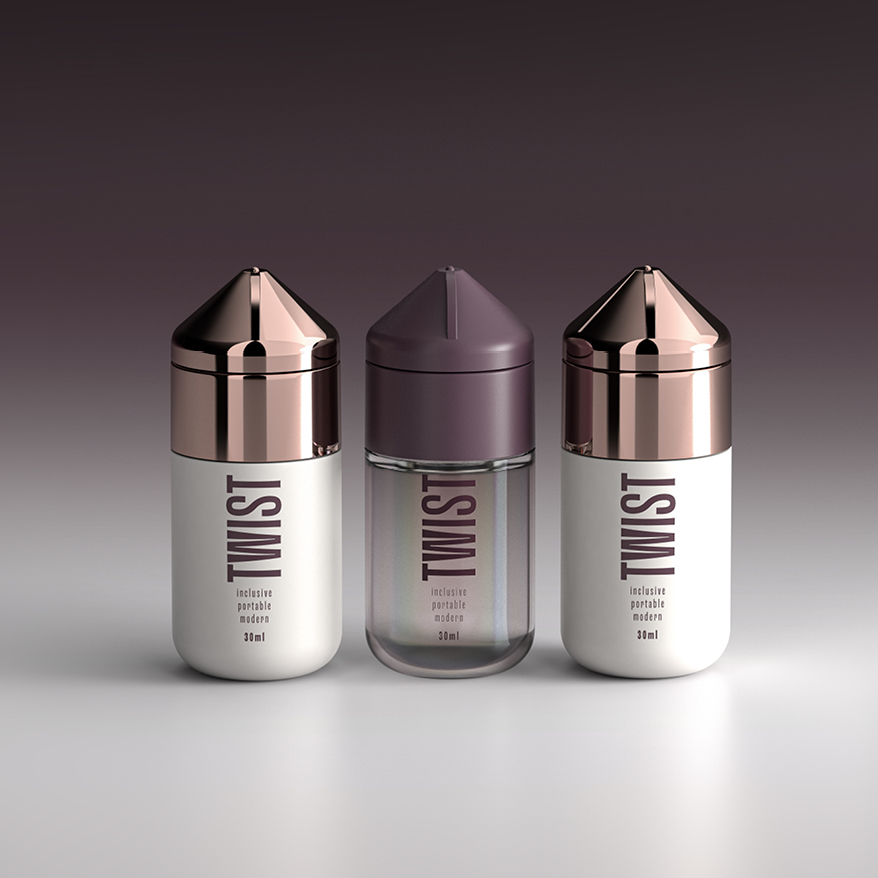 Twist Tottle - refillable & accessible beauty packaging for skincare & cosmetics